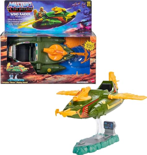 Masters of the Universe GYY34 - Origins Wind Raider-Fahrzeug mit Abschlepphaken, einziehbarer Schnur und Aufstellvorrichtung, Spielzeug ab 6 Jahren Masters of the Universe GYY34 - Origins Wind Raider-Fahrzeug mit Abschlepphaken, einziehbarer Schnur und Aufstellvorrichtung, Spielzeug ab 6 Jahren von Masters of the Universe