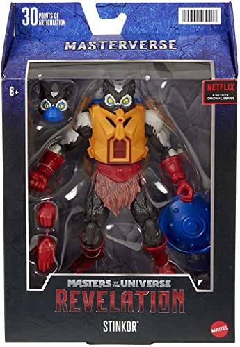 Masters of the Universe Masterverse Stinkor Action Figure 7-in MOTU Battle Figures for Storytelling Play and Display, Gift for Kids Age 6 and Older and Adult Collectors, MOTU Collectors Masters of the Universe Masterverse Stinkor Action Figure 7-in MOTU Battle Figures for Storytelling Play and Display, Gift for Kids Age 6 and Older and Adult Collectors, MOTU Collectors von Masters of the Universe