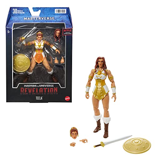 Masters of the Universe Masterverse Revelation Teela Action Figure 7-in MOTU Battle Figures for Storytelling Play and Display, Gift for Kids Age 6 and Older and Adult Collectors, MOTU Collectors von Masters of the Universe
