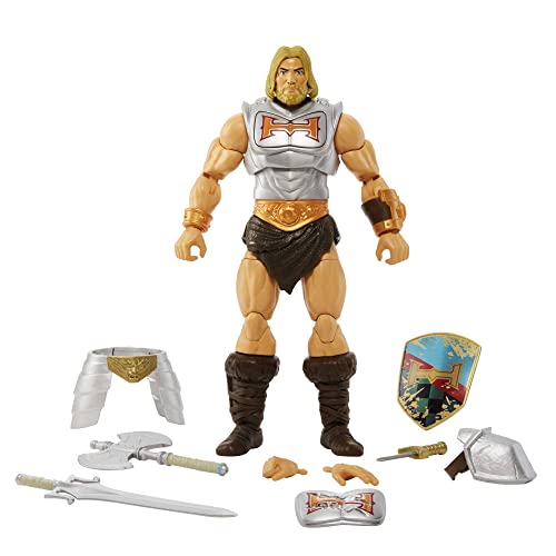 Masters of the Universe HDR45 - Masterverse Collection, Battle Amour He-Man, ca. 18 cm große MOTU Actionfiguren zum Spielen und Sammeln, Geschenk für Kinder ab 6 Jahren von Masters of the Universe