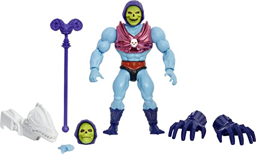 Masters of the Universe HDT23 - Origins Deluxe Skeletor mit Klauen, 14 cm große Actionfiguren, Figuren zum Spielen und Sammeln, Geschenk für Kinder ab 6 Jahren und erwachsene Sammler von Masters of the Universe