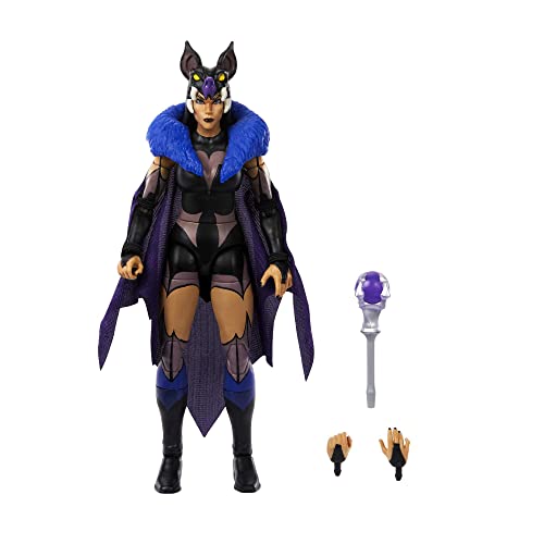 MASTERS OF THE UNIVERSE Masterverse Sorceress Evil-Lyn - 18 cm große Actionfigur , 30 Bewegungspunkte, Zubehörteile, für Sammler und Fans ab 6 Jahren, HLB39 von Masters of the Universe