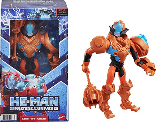 Masters of the Universe He-Man and The Large Action Figure, 8.5-in Motu Character Based on Animated Series, Battle Character for Storytelling Play, Gift for 4 Years and Older von Masters of the Universe