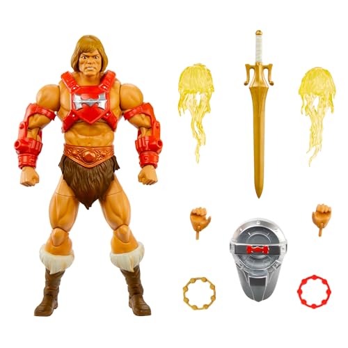 Masters of the Universe Masterverse Actionfigur, Deluxe-Sammelfigur mit 30 beweglichen Gelenken, austauschbaren Teilen oder Rüstung, ca. 18 cm großes MOTU-Spielzeug, HYC56 Masters of the Universe Masterverse Actionfigur, Deluxe-Sammelfigur mit 30 beweglichen Gelenken, austauschbaren Teilen oder Rüstung, ca. 18 cm großes MOTU-Spielzeug, HYC56 von Masters of the Universe