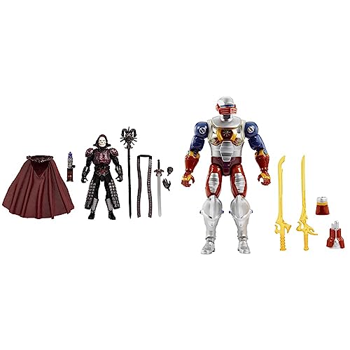 Masters of the Universe Masterverse Actionfigur Skeletor bewegliche Sammelfigur aus dem Film mit austauschbaren Körperteilen und Zubehör & Masterverse Actionfigur Roboto Masters of the Universe Masterverse Actionfigur Skeletor bewegliche Sammelfigur aus dem Film mit austauschbaren Körperteilen und Zubehör & Masterverse Actionfigur Roboto von Masters of the Universe