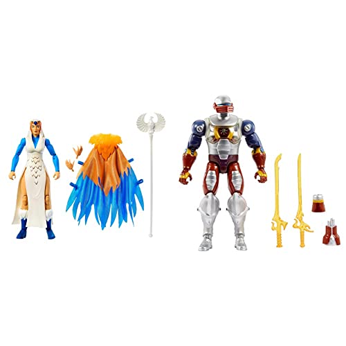 Masters of the Universe Masterverse Actionfigur Sorceress Revelation, Deluxe-Sammelfigur mit magischem Zepter & Masterverse Actionfigur Roboto, detailreiche Sammelfigur mit Armzubehör und Schwertern Masters of the Universe Masterverse Actionfigur Sorceress Revelation, Deluxe-Sammelfigur mit magischem Zepter & Masterverse Actionfigur Roboto, detailreiche Sammelfigur mit Armzubehör und Schwertern von Masters of the Universe
