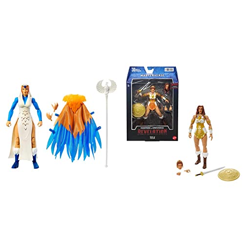 Masters of the Universe Masterverse Actionfigur Sorceress Revelation & Masterverse Revelation Teela Action Figure 7-in Motu Battle Figures for Storytelling Play and Display, for Kids Age 6 and Older von Masters of the Universe