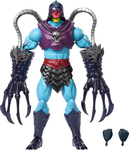 Masters of the Universe Masterverse Terror Claws Skeletor-Actionfigur, 30 Bewegungspunkte, ca. 18 cm großes Motu-Spielzeug, Deluxe-Design und übergroße Kampfhände, JBP81 Masters of the Universe Masterverse Terror Claws Skeletor-Actionfigur, 30 Bewegungspunkte, ca. 18 cm großes Motu-Spielzeug, Deluxe-Design und übergroße Kampfhände, JBP81 von Masters of the Universe