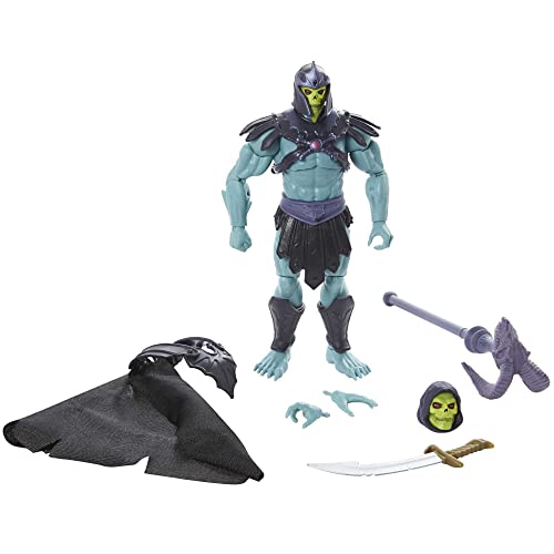Masters of the Universe Masterverse New Eternia Barbarian Skeletor Action Figure with Accessories, 7-inch MOTU Gift for Fans 6+ and Collectors von Masters of the Universe