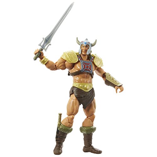 Masters of the Universe Masterverse New Eternia Viking He-Man Action Figure with Accessories, 7-inch MOTU Gift for Fans 6+ and Collectors von Masters of the Universe