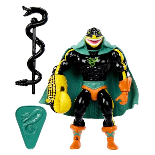 Masters of the Universe Origins Actionfigur, Lord Gr‘Asp Sammelfigur, MOTU Alien-/Schlangenmensch-Bösewicht, 16 bewegliche Gelenke, ca. 14 cm mit Zubehörteilen, HYD30 Masters of the Universe Origins Actionfigur, Lord Gr‘Asp Sammelfigur, MOTU Alien-/Schlangenmensch-Bösewicht, 16 bewegliche Gelenke, ca. 14 cm mit Zubehörteilen, HYD30 von Masters of the Universe