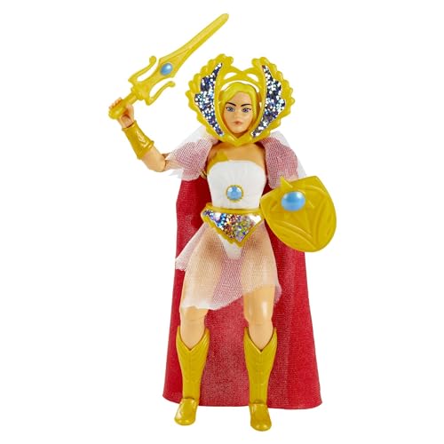 Masters of the Universe Origins Actionfigur, She-Ra, Sammelfigur, MOTU stärkste Frau, 16 bewegliche Gelenke, ca. 14 cm mit Zubehör, HYD26 Masters of the Universe Origins Actionfigur, She-Ra, Sammelfigur, MOTU stärkste Frau, 16 bewegliche Gelenke, ca. 14 cm mit Zubehör, HYD26 von Masters of the Universe