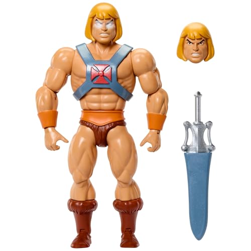 Masters of the Universe Origins Actionfigur Faker aus der Cartoon-Kollektion, ca. 14 cm groß, He-Man-Duplikat aus der TV-Serie der 1980er, detailreiches Design und 16 Bewegungspunkte, JBM82 von Masters of the Universe