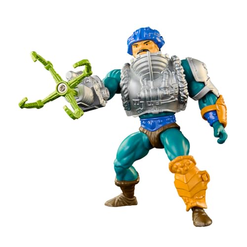 Masters of the Universe Origins Toy, Rise of Snake Men Man-at-Arms Snake Claw, Collectible Motu Figur with Accessory and Mini Comic von Masters of the Universe