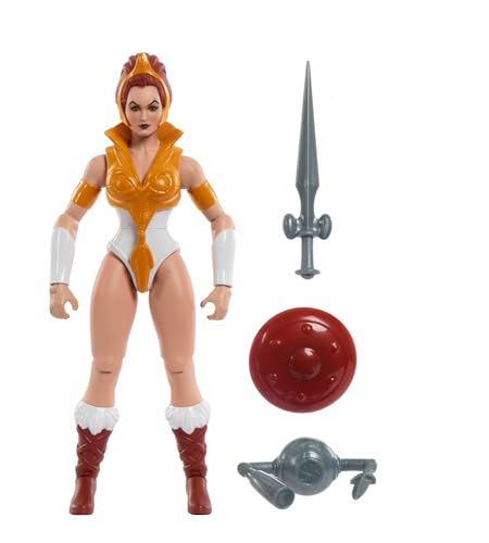 Masters of the Universe Origins Spielzeug, Teela-Actionfigur aus der Cartoon-Kollektion, ca. 14 cm große MOTU-Heldin, Zubehör und Mini-Comic, HYD27 Masters of the Universe Origins Spielzeug, Teela-Actionfigur aus der Cartoon-Kollektion, ca. 14 cm große MOTU-Heldin, Zubehör und Mini-Comic, HYD27 von Masters of the Universe