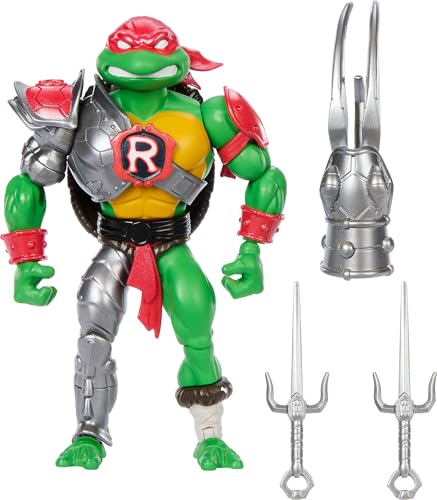 Masters of the Universe Origins Turtles of Grayskull Raphael Reptile Wars Bewegliche Actionfigur, Teenage Mutant Ninja und MOTU Crossover Raph-Heldenspielzeug, JBM99, [Mehrfarbig] von Masters of the Universe