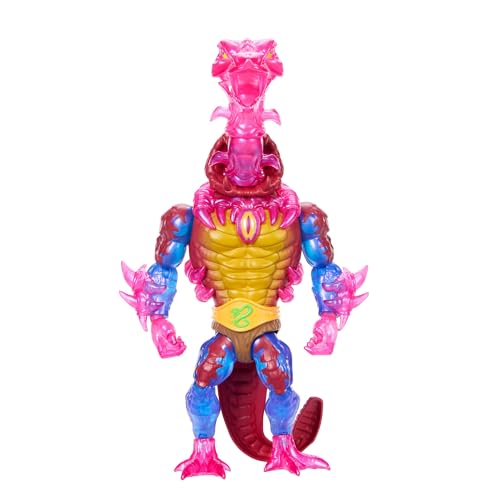 Masters of the Universe Origins Turtles of Grayskull Rattlor Reptile Wars Bewegliche Actionfigur, Teenage Mutant Ninja und MOTU Crossover Helden-Spielzeug, JBN01, [Mehrfarbig] von Masters of the Universe