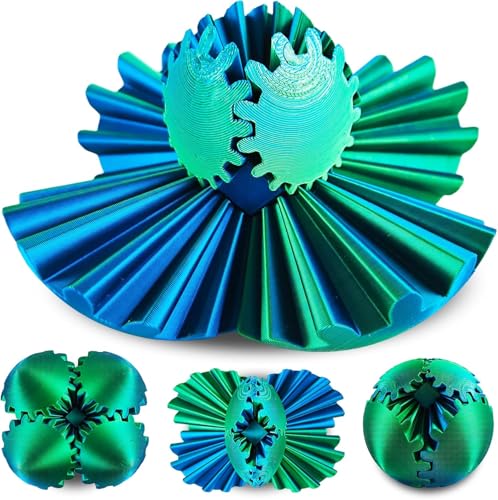 3D-gedruckte Zahnradkugel, Steampunk Whirling Wonder Fidget Gear Ball, Würfel, Sensorisches Spielzeug, Stress- und Angstabbau für Büro und Zuhause, Stressabbau, Cooles Spielzeug- 3D-gedruckte Zahnradkugel, Steampunk Whirling Wonder Fidget Gear Ball, Würfel, Sensorisches Spielzeug, Stress- und Angstabbau für Büro und Zuhause, Stressabbau, Cooles Spielzeug- von Masyrt