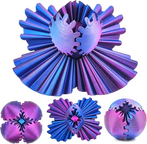 3D-gedruckte Zahnradkugel, Steampunk Whirling Wonder Fidget Gear Ball, Würfel, Sensorisches Spielzeug, Stress- und Angstabbau für Büro und Zuhause, Stressabbau, Cooles Spielzeug- 3D-gedruckte Zahnradkugel, Steampunk Whirling Wonder Fidget Gear Ball, Würfel, Sensorisches Spielzeug, Stress- und Angstabbau für Büro und Zuhause, Stressabbau, Cooles Spielzeug- von Masyrt