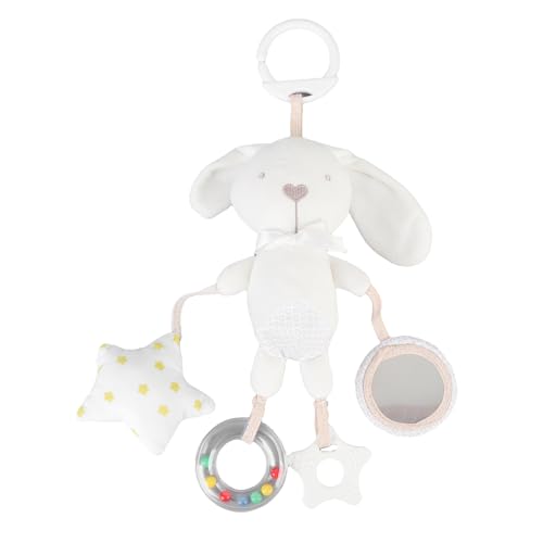 Babykrippe Hängende Rasseln Spielzeug,Plüschhängendes Kinderwagen Sensorisches Spielzeug,Kinderplüschspielzeug mit Süßem Hasenclip auf Plüsch -Hängsspielzeug BB Sound für Babykrippe Hängende Rasseln Spielzeug,Plüschhängendes Kinderwagen Sensorisches Spielzeug,Kinderplüschspielzeug mit Süßem Hasenclip auf Plüsch -Hängsspielzeug BB Sound für von Masyrt