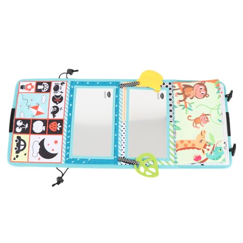 Babyspiegel Spielzeug für die Bauchzeit, Kontrastreicher Faltbarer Bodenspiegel mit Knistertuchbuch,Babyspielzeug für die Gehirnentwicklung von Neugeborenen, 0–12 Monate Babyspiegel Spielzeug für die Bauchzeit, Kontrastreicher Faltbarer Bodenspiegel mit Knistertuchbuch,Babyspielzeug für die Gehirnentwicklung von Neugeborenen, 0–12 Monate von Masyrt
