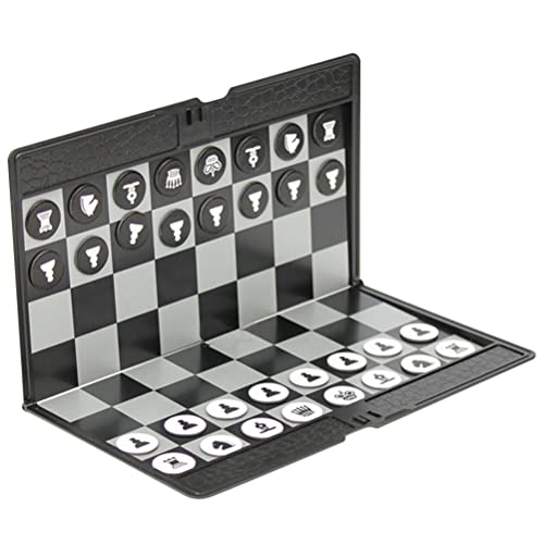 Chess -SETTE Trave, 19 * 14 * 1 MAGNETISCHER Trave Chess Set FALTEMETIGE Schachbrett mit Magnetischen Schachstücken Tragbare Reiseschachbrettsets Chess -SETTE Trave, 19 * 14 * 1 MAGNETISCHER Trave Chess Set FALTEMETIGE Schachbrett mit Magnetischen Schachstücken Tragbare Reiseschachbrettsets von Masyrt