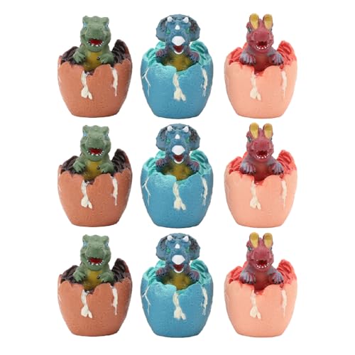 Dinosaurier Ei Stressabbau Spielzeug 9 teilig,lustiges Quetschspielzeug,matschiges Dinosaurier-Stressspielzeug mit Geräuschen, Kinder und Erwachsene Dinosaurier Ei Stressabbau Spielzeug 9 teilig,lustiges Quetschspielzeug,matschiges Dinosaurier-Stressspielzeug mit Geräuschen, Kinder und Erwachsene von Masyrt