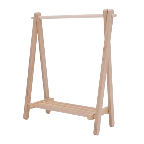 Dollhouse -Kleidung Rack, 1:12 Fußbodenhänge -Kleidung Miniatur -Holzkleidungsständer, Fotografie -Requisite für Ausstellungsgegenstände Dollhouse -Kleidung Rack, 1:12 Fußbodenhänge -Kleidung Miniatur -Holzkleidungsständer, Fotografie -Requisite für Ausstellungsgegenstände von Masyrt