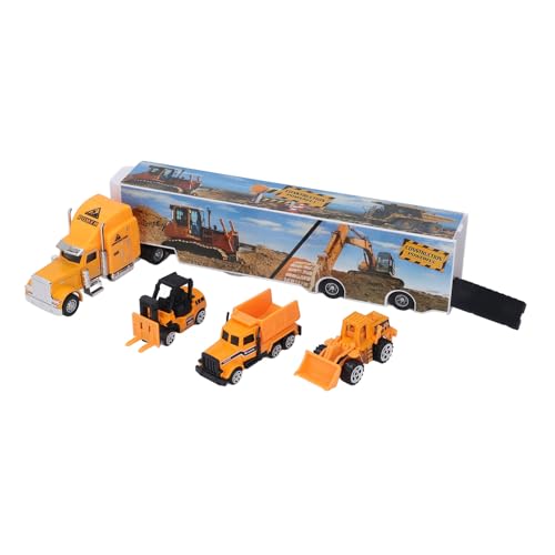 Legierterfahrzeugtransporterspielzeug für Kinder, Cooler Ingenieurtransporter -LKW mit 3 Autos, Einfach zu Bedienen, Im Innenbereich Im Freien, Premium -Material Legierterfahrzeugtransporterspielzeug für Kinder, Cooler Ingenieurtransporter -LKW mit 3 Autos, Einfach zu Bedienen, Im Innenbereich Im Freien, Premium -Material von Masyrt