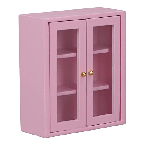 Masyrt 1:12 Dollhouse Wall -Schrank Im Maßstab Skalieren (Rosa) von Masyrt