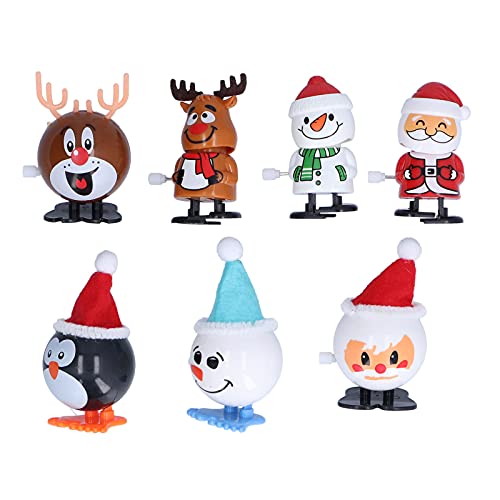 Masyrt 11 Pack Weihnachten Wind up Spielzeugset,Süßer Weihnachtsmann Snowman Sorthed Clockwork Home Decoration,Sprung und Wanderung Spielzeug Goody Bag Füllstoff für Weihnachtsfeier Masyrt 11 Pack Weihnachten Wind up Spielzeugset,Süßer Weihnachtsmann Snowman Sorthed Clockwork Home Decoration,Sprung und Wanderung Spielzeug Goody Bag Füllstoff für Weihnachtsfeier von Masyrt