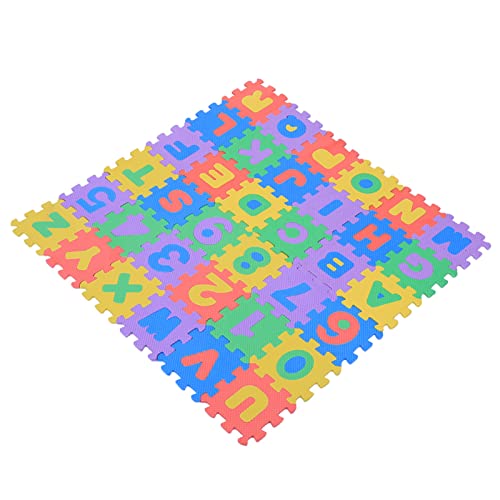 Masyrt 36pcs Soft Eva Foam Play Matte mit Zahlen und Buchstaben für Baby und, Pädagogisches Spielen Krabbelpadsspielzeug, Ideal für Sicheres Spiel Masyrt 36pcs Soft Eva Foam Play Matte mit Zahlen und Buchstaben für Baby und, Pädagogisches Spielen Krabbelpadsspielzeug, Ideal für Sicheres Spiel von Masyrt