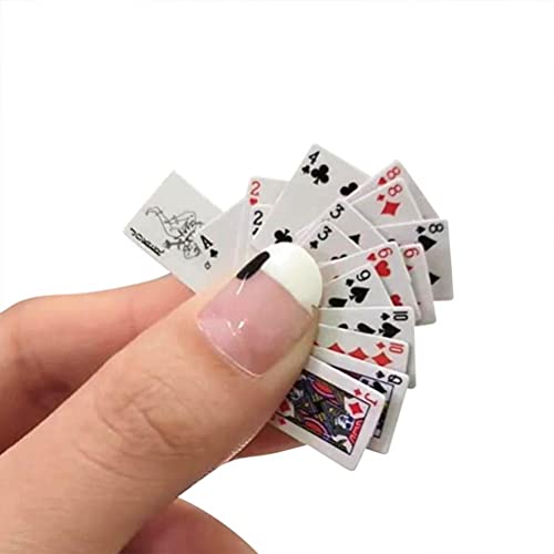 Masyrt 3er Set Mini Spielkartenspiel, 54 Karten aus Kunststoff, UK, Klassische Karten für Erwachsene, Toller Reisebegleiter, und Spielzeug für Jungen, Mädchen und Erwachsene Masyrt 3er Set Mini Spielkartenspiel, 54 Karten aus Kunststoff, UK, Klassische Karten für Erwachsene, Toller Reisebegleiter, und Spielzeug für Jungen, Mädchen und Erwachsene von Masyrt