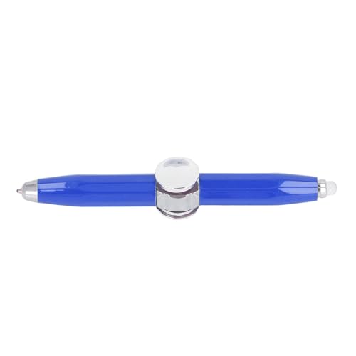 Masyrt Anti -Angst -LED Metallguuchstoffstift, Stress Reduziert Rotierende Fingerspitzenstift Ideal für eine Bessere Fokussierung und Entspannung (Blau) von Masyrt