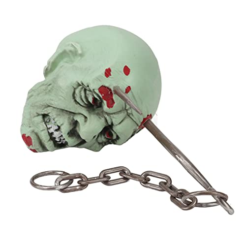 Masyrt Blutige Gruselige Hängende Kopfdekoration Halloween Hanging Head Beängstigende Blutige Lebensechte Details Plastik Weit Verbreitete Gruselige Hängekopf für Party Game Garden Masyrt Blutige Gruselige Hängende Kopfdekoration Halloween Hanging Head Beängstigende Blutige Lebensechte Details Plastik Weit Verbreitete Gruselige Hängekopf für Party Game Garden von Masyrt