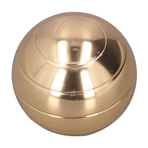 Masyrt Dekompression Gyroscope Ball Legierung Rotierende Fingerspitzen Angst -Relief -Spielzeug 45 mm Durchmesser, Schöne Bilder mit Dekomprimierenden, für Viele Orte Geeignet (Gold) von Masyrt