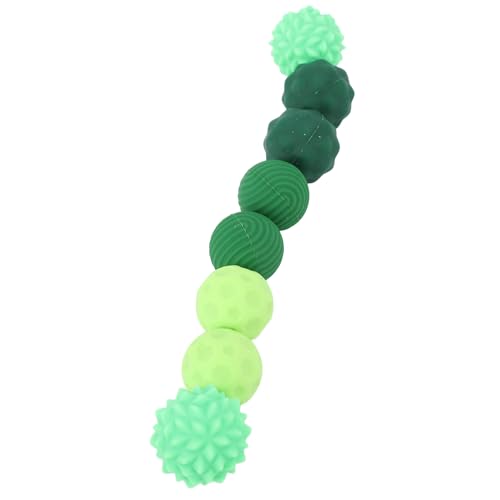 Masyrt Elastische Magnetkugeln, Lebendige Farben und Texturen Zappeln für Taktile Stimulation, 8pcs Sensorische Magnetkugeln mit Einzigartigen Designs für Endlosen Spaß (Grün) von Masyrt
