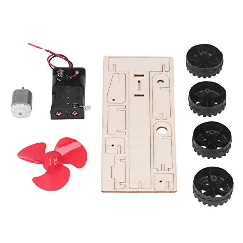 Masyrt Elektrische DIY -Holzwindwagenmodell -Kit, Wissenschaftshilfe Bildungsspielzeug mit Motor und Lüfterklinge Masyrt Elektrische DIY -Holzwindwagenmodell -Kit, Wissenschaftshilfe Bildungsspielzeug mit Motor und Lüfterklinge von Masyrt