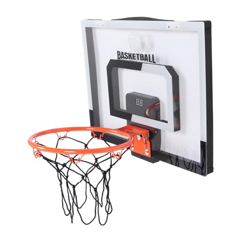 Masyrt Faltbarer Basketballkorb mit Elektronischer Anzeigetafel, Transparentem Backboard, Wandhalterung, Ideal für Indoor-Spiele für Kinder Masyrt Faltbarer Basketballkorb mit Elektronischer Anzeigetafel, Transparentem Backboard, Wandhalterung, Ideal für Indoor-Spiele für Kinder von Masyrt