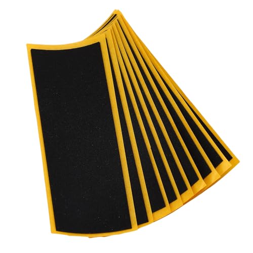 Masyrt Fingerplattenschaum Grip Tape -Aufkleber, 50pcs Fingerboard -Grip -Bänder mit Schwarzem, Nicht Starken Klebstoff -PU -Schaum -Finger -Skateboard -Grippape, 4,33 X 1,5 Zoll (110 von Masyrt