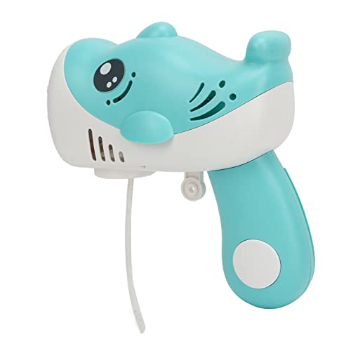Masyrt Handheld Bubble Machine Automatic 5 Löcher Cartoon Bubble Maker Spielzeug mit Musiklicht für Party Beach (Blau) von Masyrt
