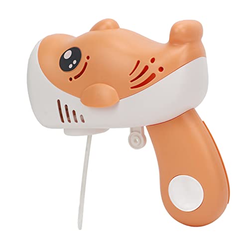 Masyrt Handheld Bubble Machine Automatic 5 Löcher Cartoon Bubble Maker Spielzeug mit Musiklicht für Party Beach (Orange) von Masyrt