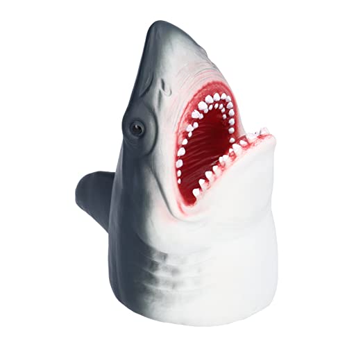 Masyrt Kids Storytelling Hand Puppet, Realistische Weiche Gummi -Rollenspielspielzeug, Haifischkopfhandspielzeug für Kreatives Spielen Masyrt Kids Storytelling Hand Puppet, Realistische Weiche Gummi -Rollenspielspielzeug, Haifischkopfhandspielzeug für Kreatives Spielen von Masyrt