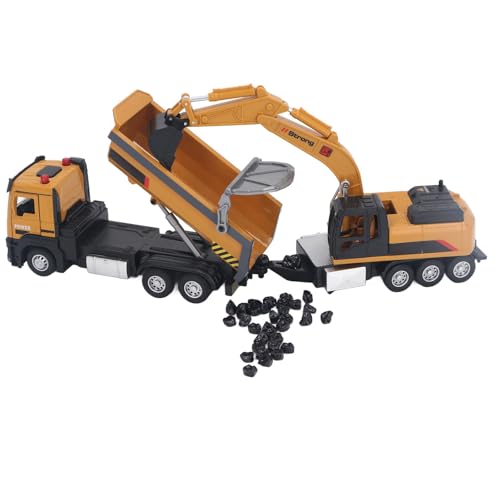 Masyrt Kinderspielzeug für Kinderbagger Muldenkipper, Exquisite Legierungs -Dumper -LKW mit Bagger für das Spielen Im Freien Im Freien in der Innenräume in der Kreativität Inspiriert Masyrt Kinderspielzeug für Kinderbagger Muldenkipper, Exquisite Legierungs -Dumper -LKW mit Bagger für das Spielen Im Freien Im Freien in der Innenräume in der Kreativität Inspiriert von Masyrt