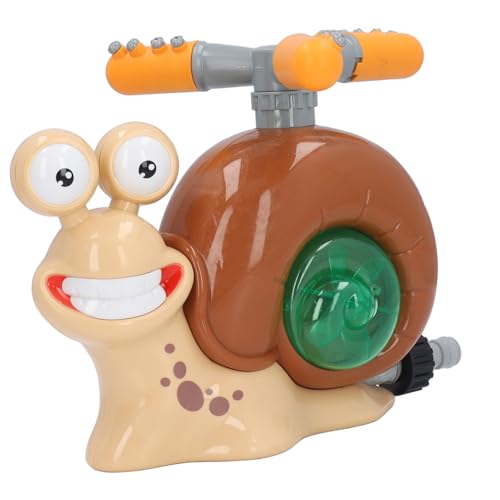 Masyrt Kindersprinkler für den Garten,Schnecken-Wassersprinkler,um 360 Grad Drehbarer Sprühdüsen-Wassersprinkler,der Am Gartenschlauch Befestigt Wird, für das Spielen Im Freien Im von Masyrt