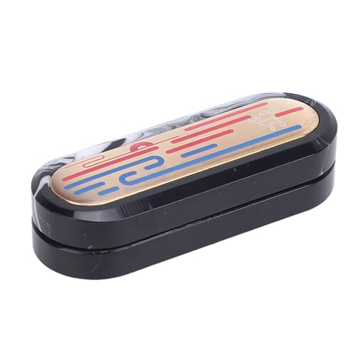 Masyrt Kompaktes Push-Card-Slider-Spielzeug aus Metall Zum Stressabbau und Entspannung, Fingerspitzen-Slider-Dekompressionsspielzeug Im Taschenformat von Masyrt