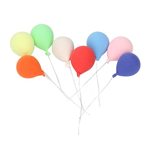 Masyrt Masyrt 8 Pack 1:12 Dollhouse Miniatur Farbenfrohe Luftballons, Hohe Simulation Handelte Landschaftsschmuck für Doll House Garden Dekor Masyrt Masyrt 8 Pack 1:12 Dollhouse Miniatur Farbenfrohe Luftballons, Hohe Simulation Handelte Landschaftsschmuck für Doll House Garden Dekor von Masyrt