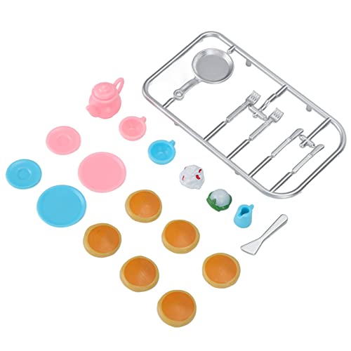 Masyrt Mini -Frühstücks- und Getränkemodellspielzeug für Dollhouse Kitchen und Accessoires Dekorationen (Wie insgesamt Gezeigt) von Masyrt