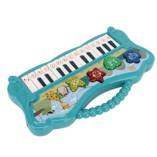 Masyrt Nettes Green Kid Keyboard Klavier mit Mini -Tasten, Weiche Beleuchtung, Bildungsspielzeug für Jungen Mädchen, Tragbare Elektronische Cartoon -Orgel Masyrt Nettes Green Kid Keyboard Klavier mit Mini -Tasten, Weiche Beleuchtung, Bildungsspielzeug für Jungen Mädchen, Tragbare Elektronische Cartoon -Orgel von Masyrt