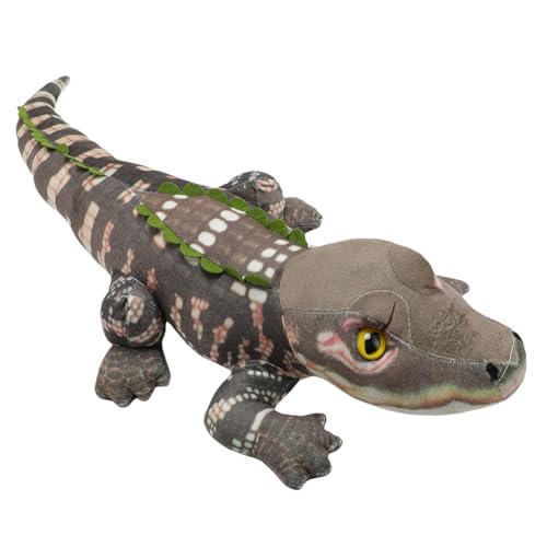 Masyrt Plüsch Gator Spielzeug,Realistisches Lebensechtiges Großes Plüschspielzeug von Kindern,Weiche Realistische Wohnkultur Ausgestopfte Tier Gator Spielzeug für Junge und Kinder (Brau Masyrt Plüsch Gator Spielzeug,Realistisches Lebensechtiges Großes Plüschspielzeug von Kindern,Weiche Realistische Wohnkultur Ausgestopfte Tier Gator Spielzeug für Junge und Kinder (Brau von Masyrt